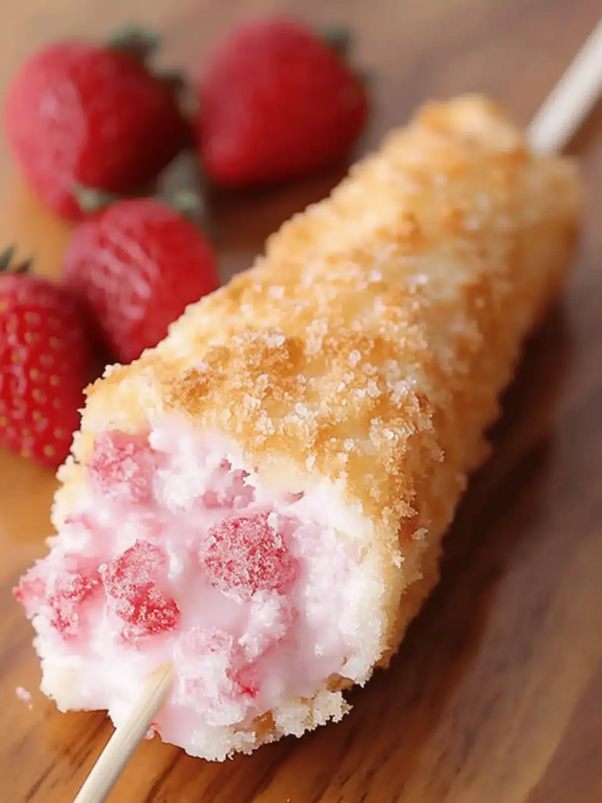 Fried Strawberry Shortcake Pops That'll Wow Your Taste Buds 2 Strawberry Shortcake Pops