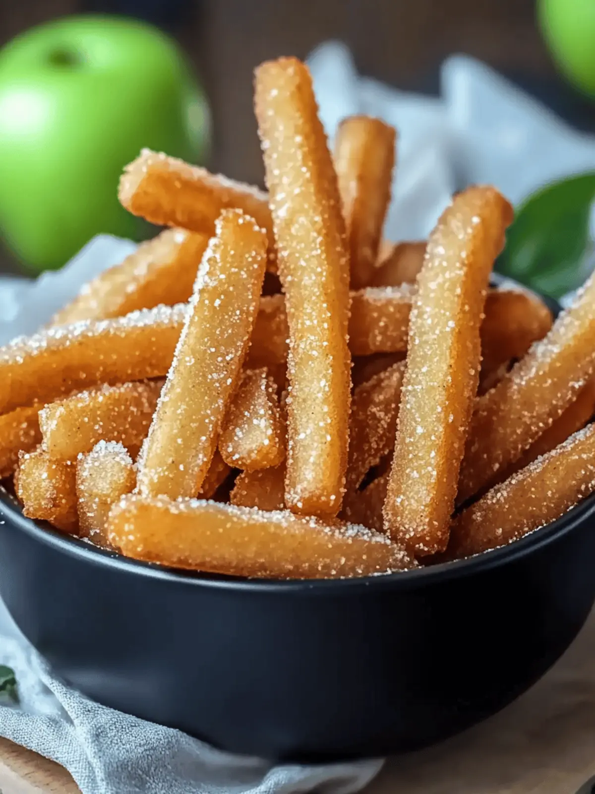 Crispy Air Fryer Apple Fries