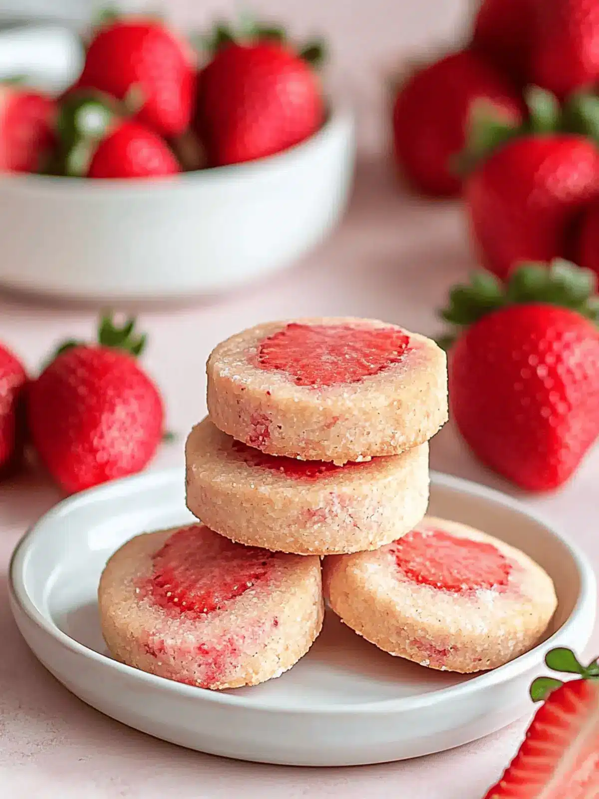 Decadent Strawberry Shortbread Cookies You’ll Love to Bake 2 Strawberry Shortbread Cookies