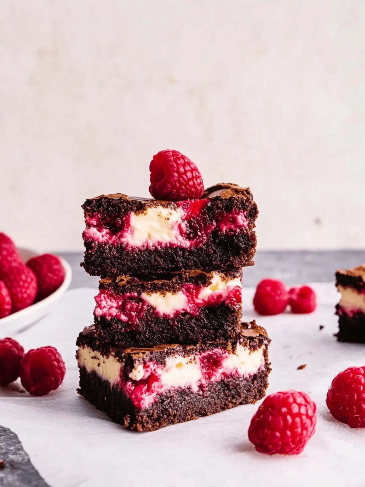 Decadent Raspberry Cheesecake Brownies You Can’t Resist 3 Raspberry Cheesecake Brownies