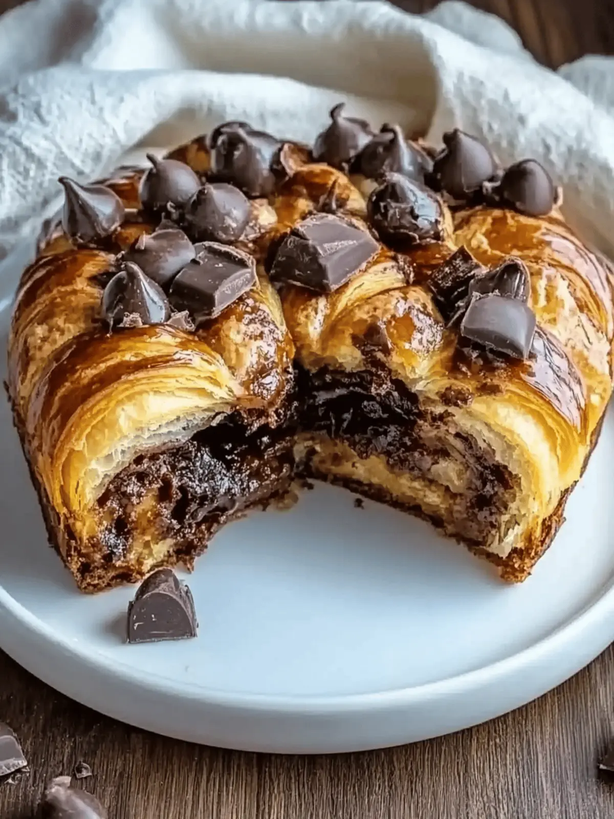 Decadent Chocolate Croissant Breakfast Bake Your New Go-To Brunch 2 Decadent Chocolate Croissant Breakfast Bake