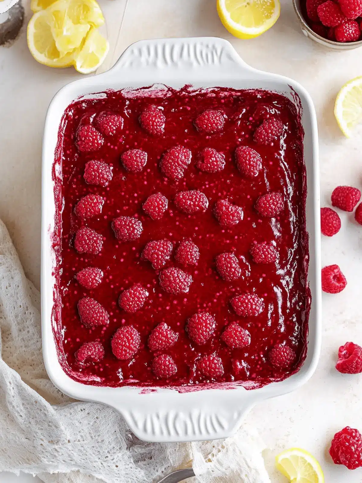 Fresh Raspberry Tiramisu
