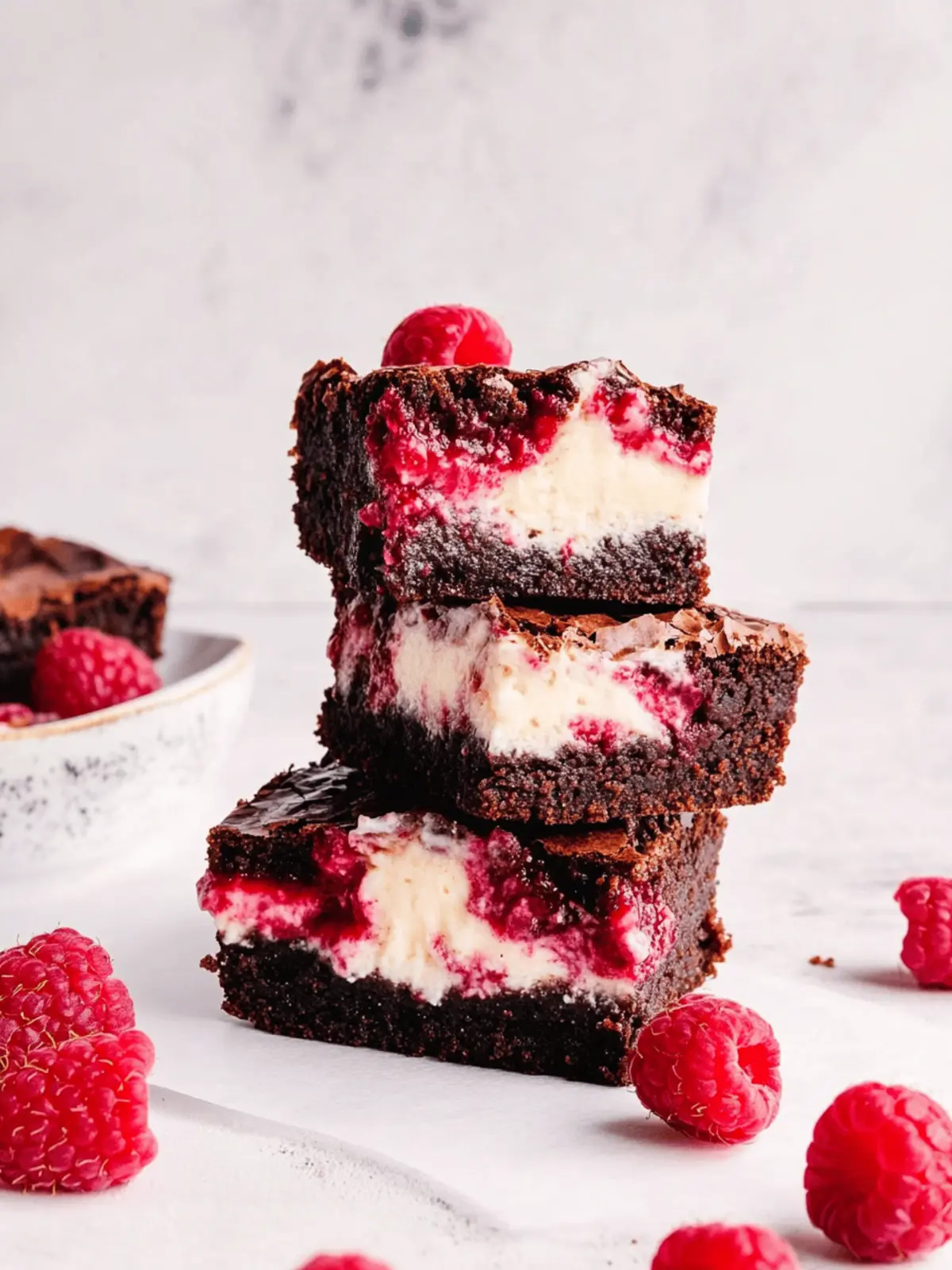 Decadent Raspberry Cheesecake Brownies You Can’t Resist 2 Raspberry Cheesecake Brownies