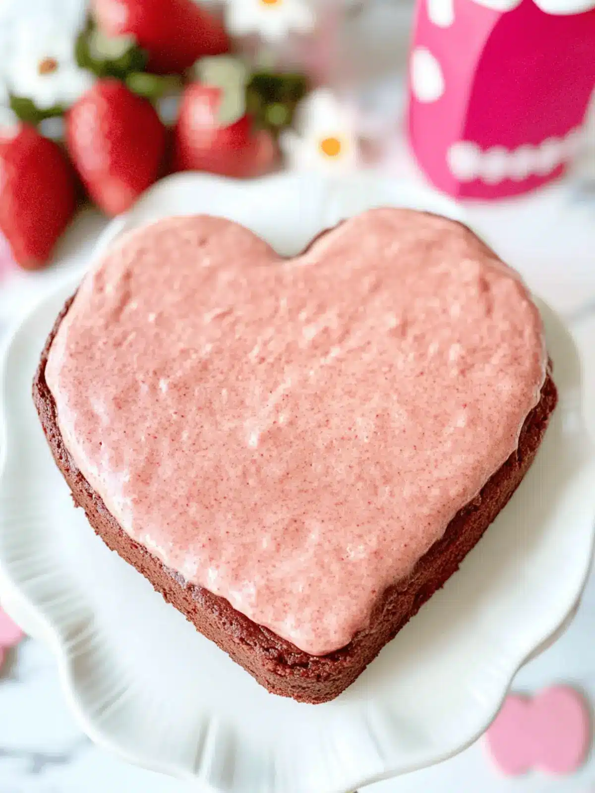Strawberry Sweetheart Brownies: Irresistibly Fudgy & Festive 4 Strawberry Sweetheart Brownies
