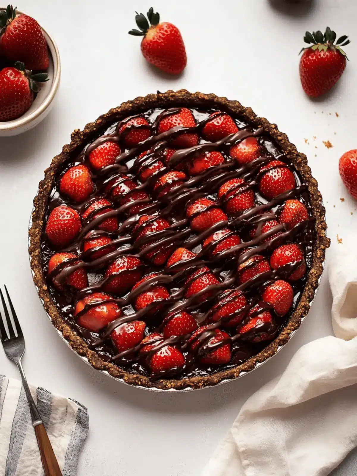 Irresistible Chocolate Covered Strawberry Pie You'll Adore 3 Chocolate Covered Strawberry Pie