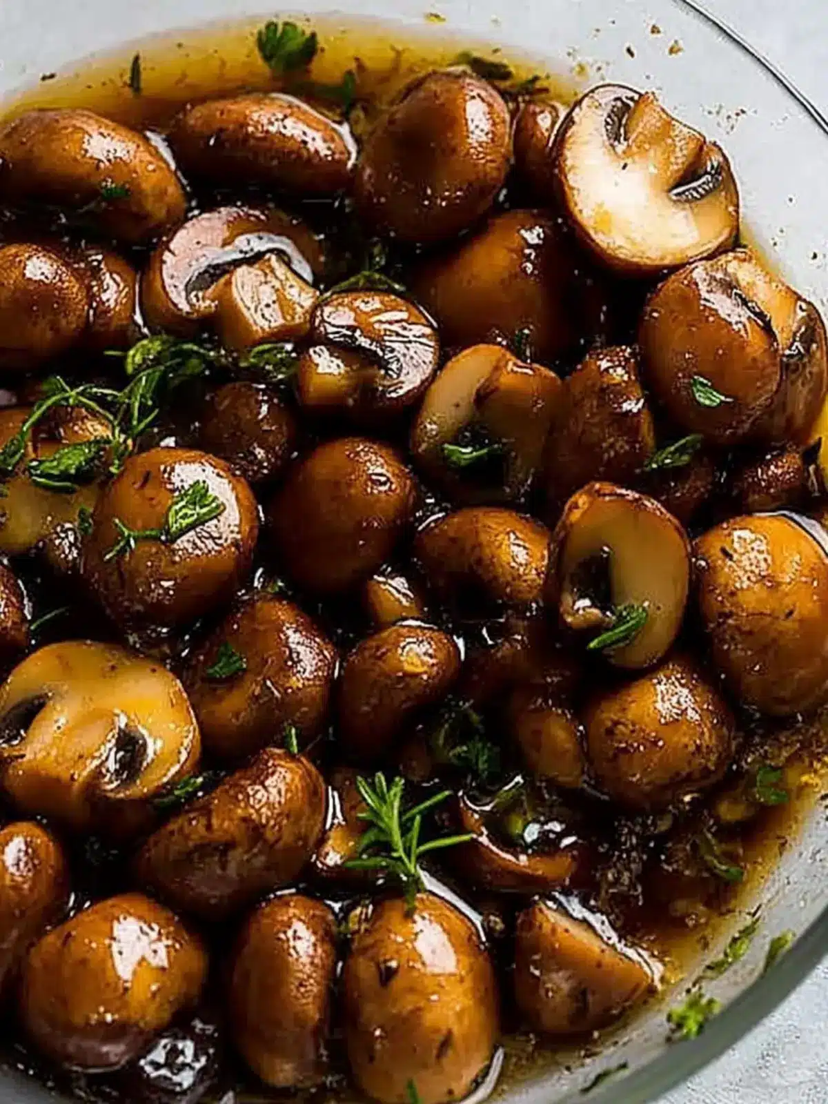 Irresistible Balsamic Marinated Mushrooms for Home Cooks